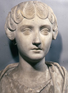 Faustina Minor, wife of Marcus Aurelius,  ca. 147 CE,  Musei Capitolini, Roma, Inv.   MC0449    